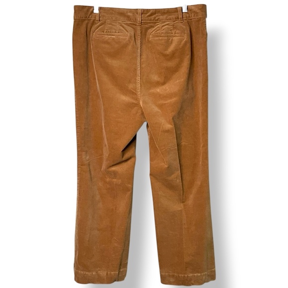 TALBOTS Cotton Stretch Corduroy Straight Leg Pants in Almond Buff US Sz 16P - Picture 5 of 12